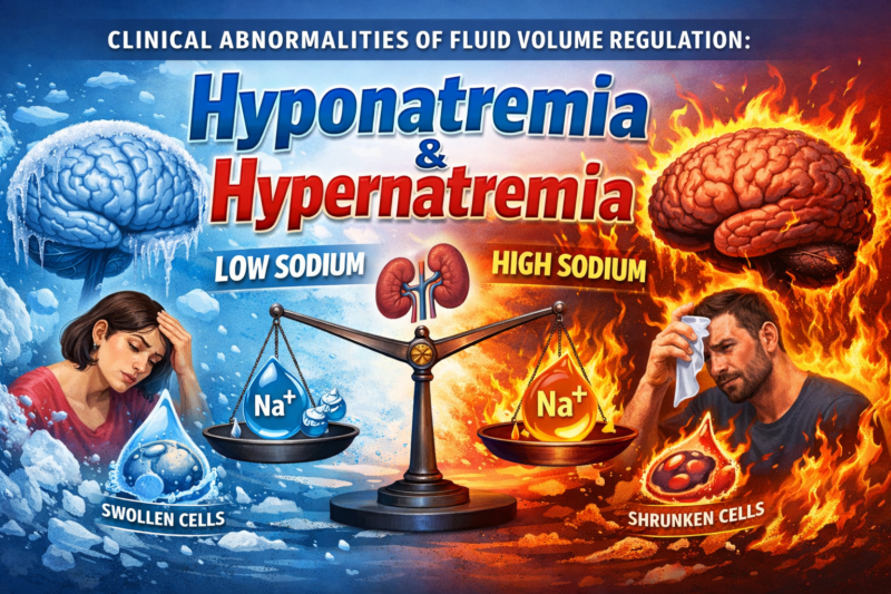 CLINICAL ABNORMALITIES OFFLUID VOLUME REGULATION:HYPONATREMIA AND HYPERNATREMIA