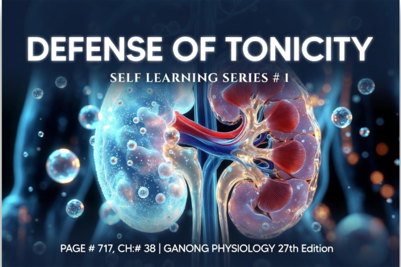 DEFENSE OF TONICITY –  SELF LEARNING, Lecture #  # 1, PAGE # 717, Chapter :# 38.