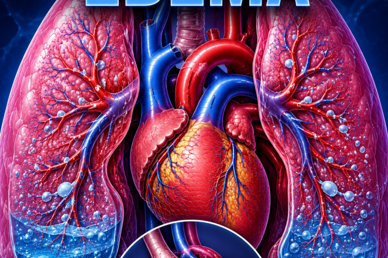 Pulmonary Edema –  Self learning, Lecture # 6, Ch:# 39 page # 518.