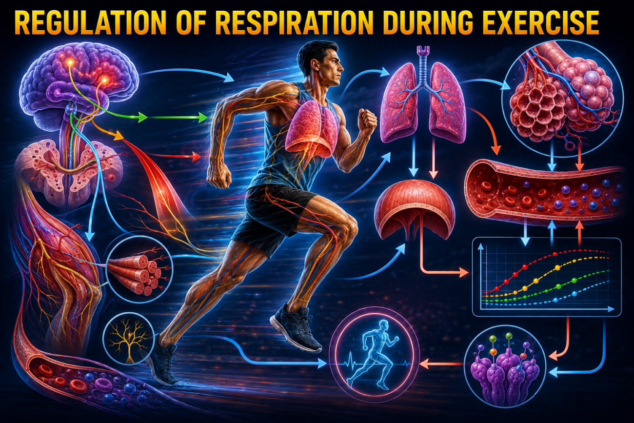 REGULATION OF RESPIRATION DURING EXERCISE - SUPERFAST SELF LEARNING SERIES -4 PAGE # 547 CHAPTER # 42 GUYTON Physiology 15th Edition