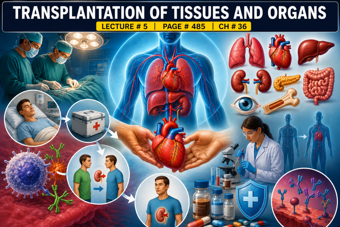 TRANSPLANTATION OF TISSUES AND ORGANS