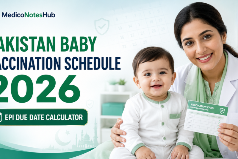 Pakistan Baby Vaccination Schedule Calculator 2026 – Check EPI Due Dates