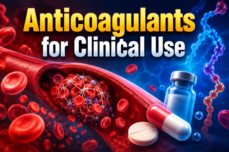 Anticoagulants for Clinical Use Lecture #5 Page # 497 Ch: # 37