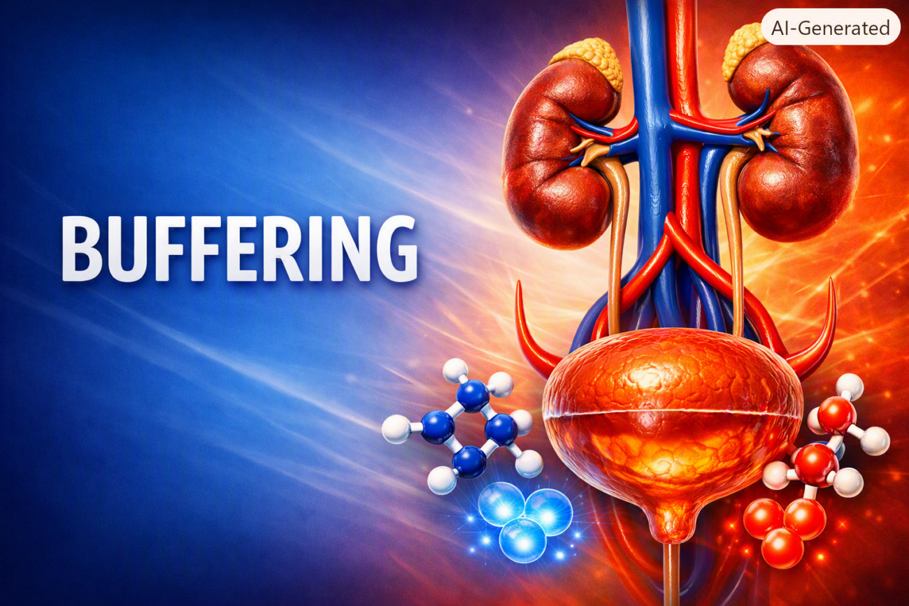 BUFFERING - SELF LEARNING SERIES # 2 PAGE # 734, CH:# 39 GANONG PHYSIOLOGY 27th:Edition.