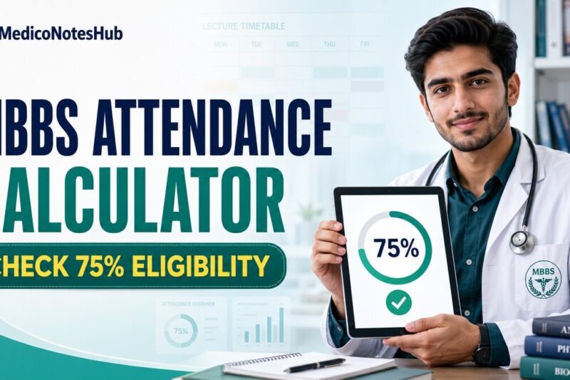 MBBS Attendance & Exam Eligibility Calculator