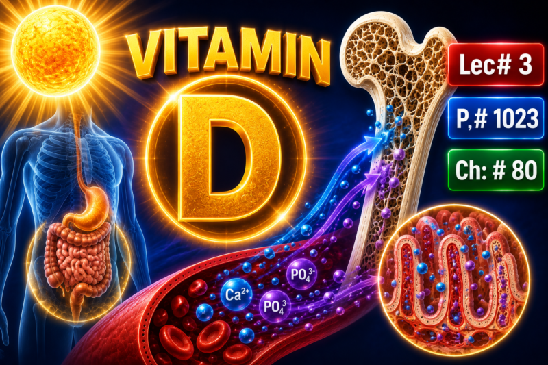 VITAMIN D – Lec# 3, P # 1023 Ch: # 80