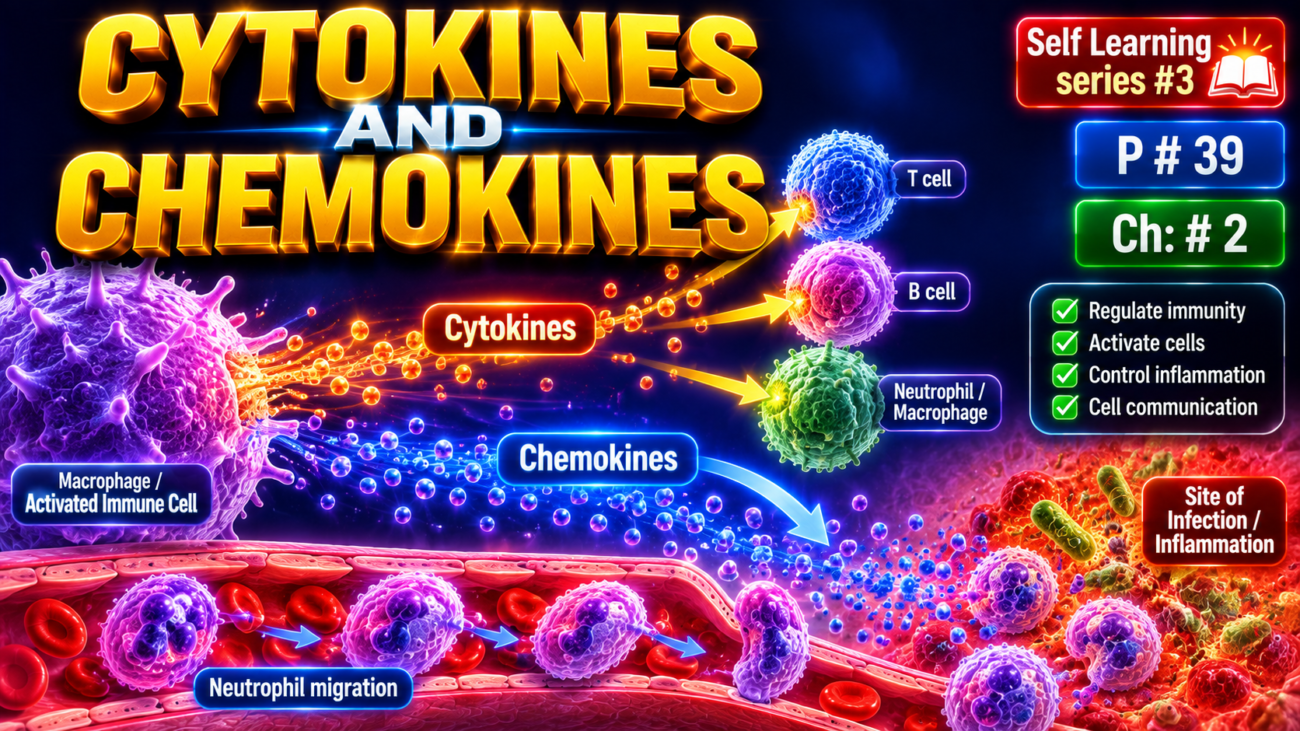 Cytokines and Chemokines -Self Learning series #3,P #39, Ch:# 2