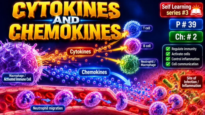 Cytokines and Chemokines -Self Learning series #2 ,P # 39, Ch:# 2