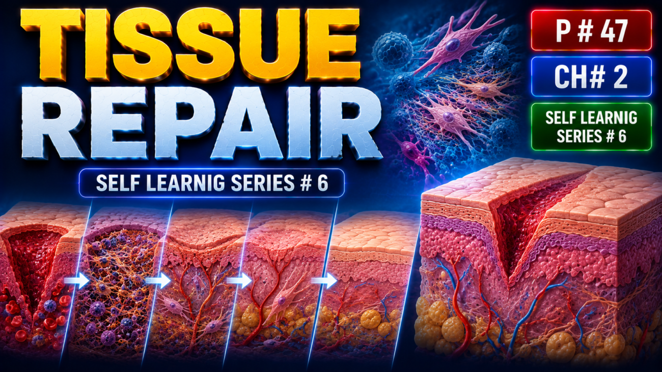 TISSUE REPAIR- Self Learnig Series # 6, P # 47 Ch# 2