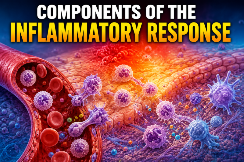 COMPONENTS OF THE INFLAMMATORY RESPONSE – SELF  LEARNING  LECTURE # 1 Chapter # 3-The Inflammatory Response..