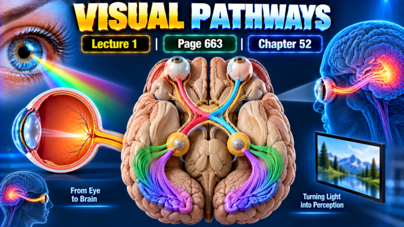 VISUAL PATHWAYS – Lecture 1 | Page 663 | Chapter 52