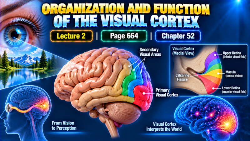 Organization and Function of the Visual Cortex – Lecture 2 | Page 664 | Chapter 52