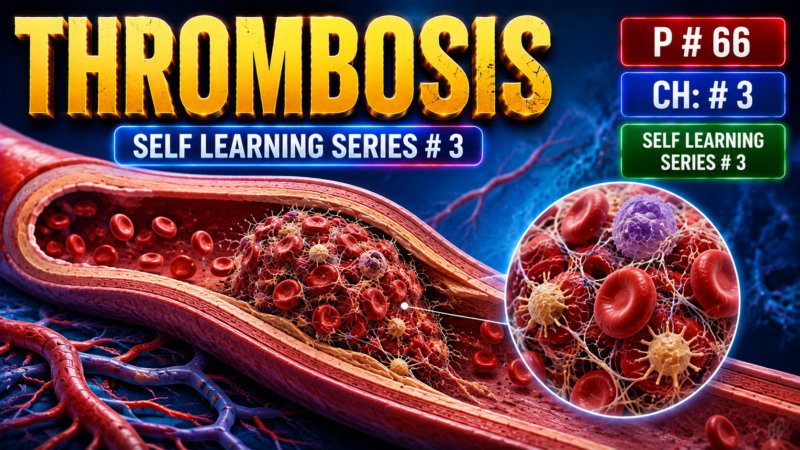 Thrombosis – Self Learning Series # 3, P # 66, Ch# 3