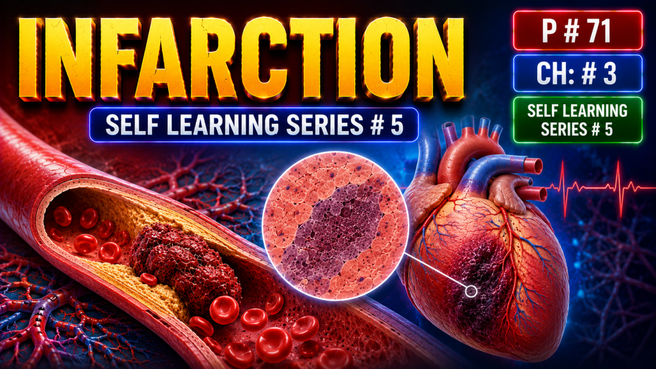 INFARCTION - Self Learning Series # 5, P # 71, Ch: # 3