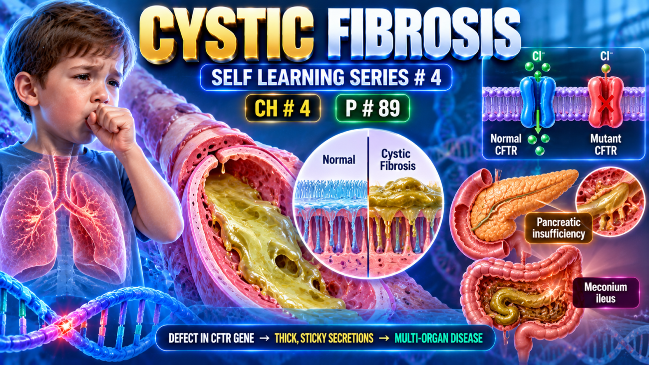 Cystic Fibrosis -Self Learning Series # 4, P # 89, Ch# 4