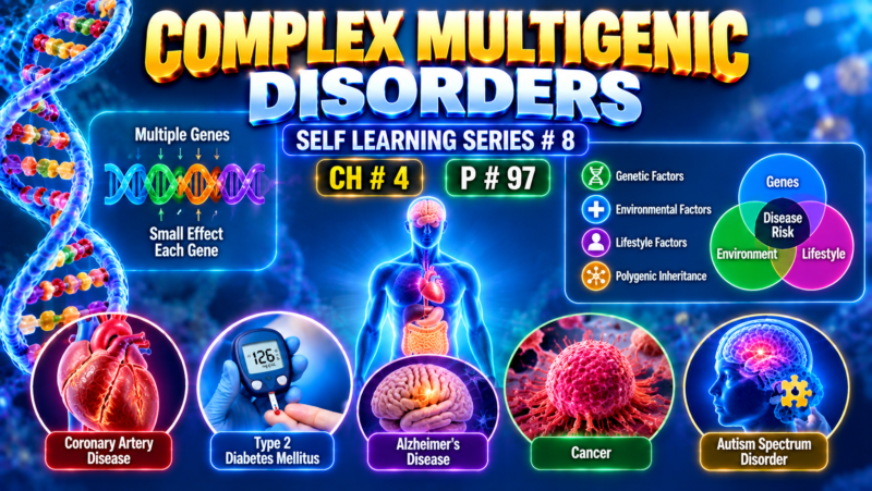COMPLEX MULTIGENIC DISORDERS – Self Learning series # 8, P # 97, Ch# 4