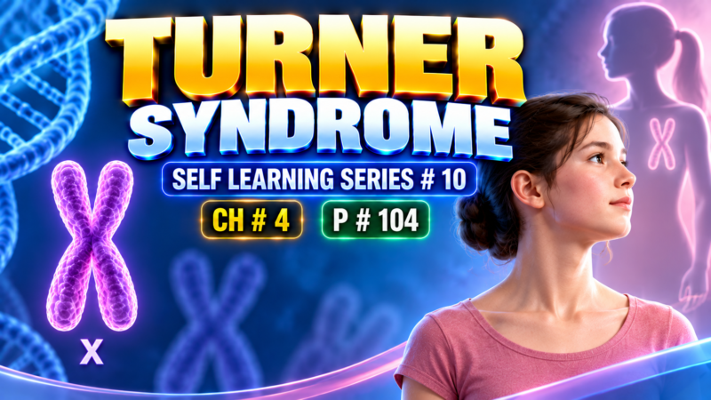 Turner Syndrome – Self Learning series # 10, P # 104, Ch# 4
