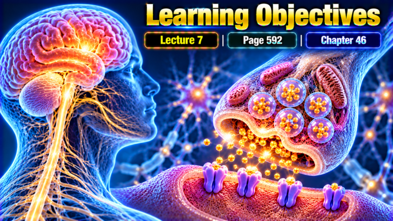 Learning Objectives – Lecture 7 |  Page 592  | Chapter 46