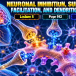 NEURONAL INHIBITION, SUMMATION, FACILITATION, AND DENDRITIC FUNCTIONS - Lecture 8 | Page 592 | Chapter 46
